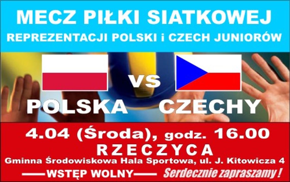 Mecz piłki Siatkowej Polska - Czechy
