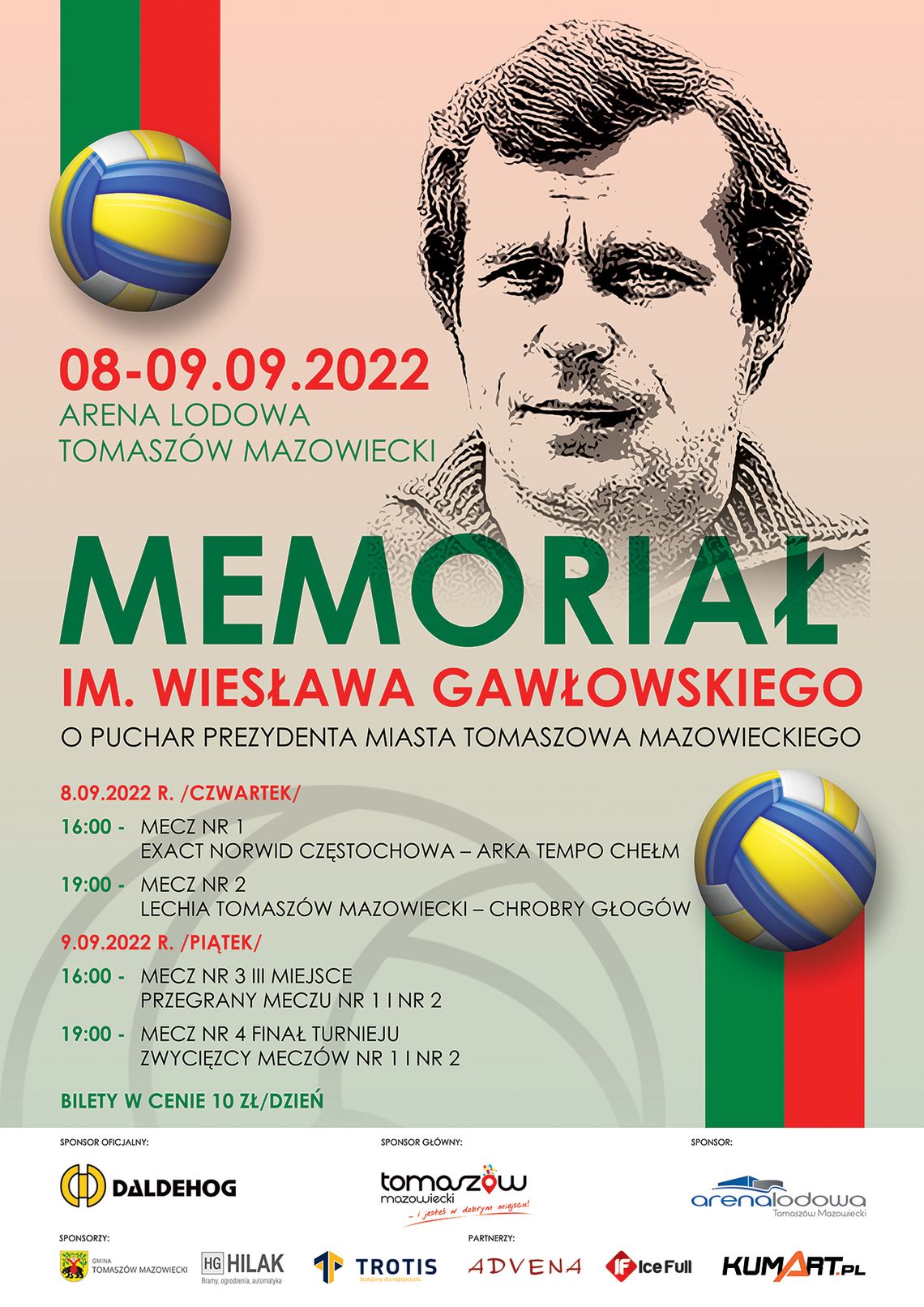 MEMORIAŁ IM. WIESŁAWA GAWŁOWSKIEGO W PIŁCE SIATKOWEJ MĘŻCZYZN MEMORIAŁ IM. WIESŁAWA GAWŁOWSKIEGO W PIŁCE SIATKOWEJ MĘŻCZYZN