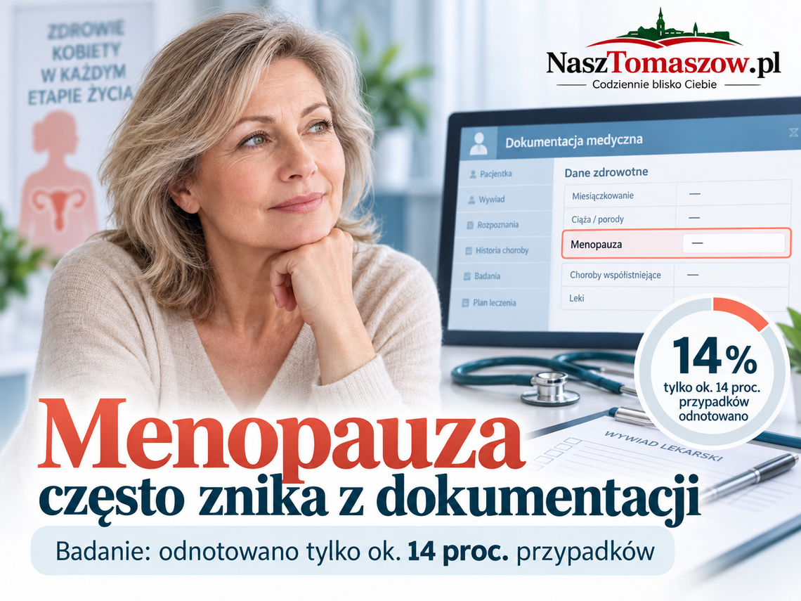 Menopauza znika z dokumentacji medycznej. Badanie pokazuje ogromną lukę w zapisach lekarzy