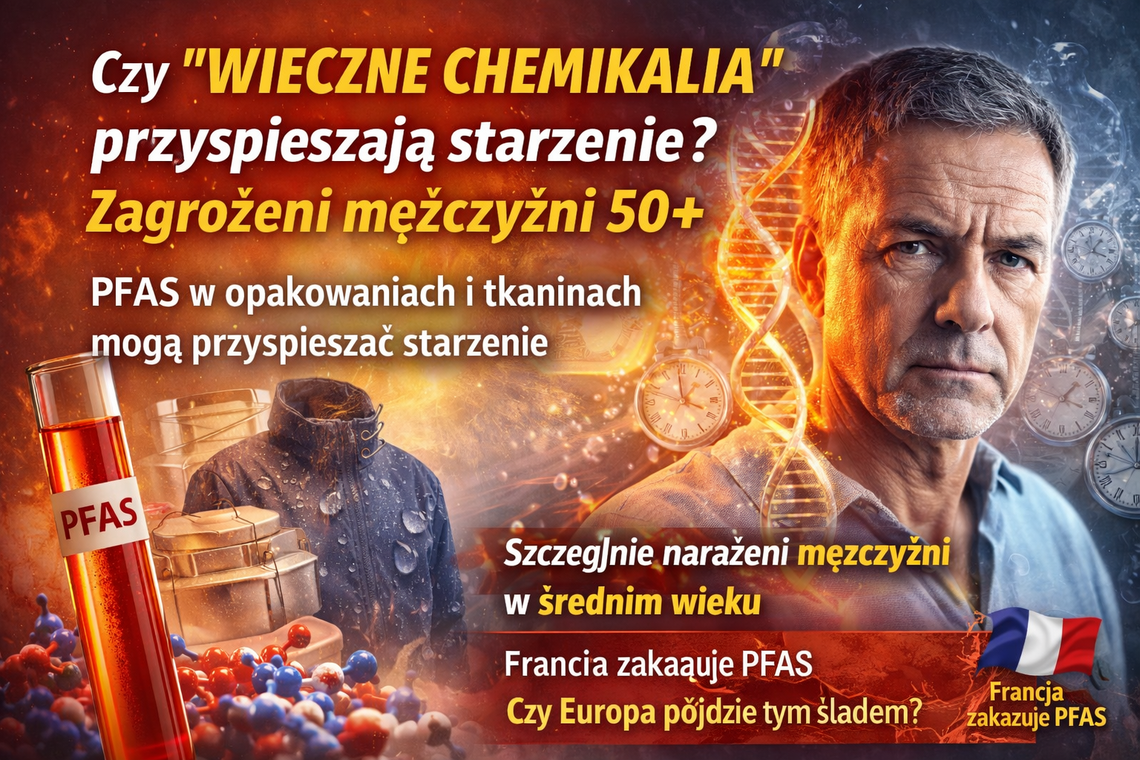 Mężczyźni w średnim wieku szczególnie zagrożeni przez PFAS