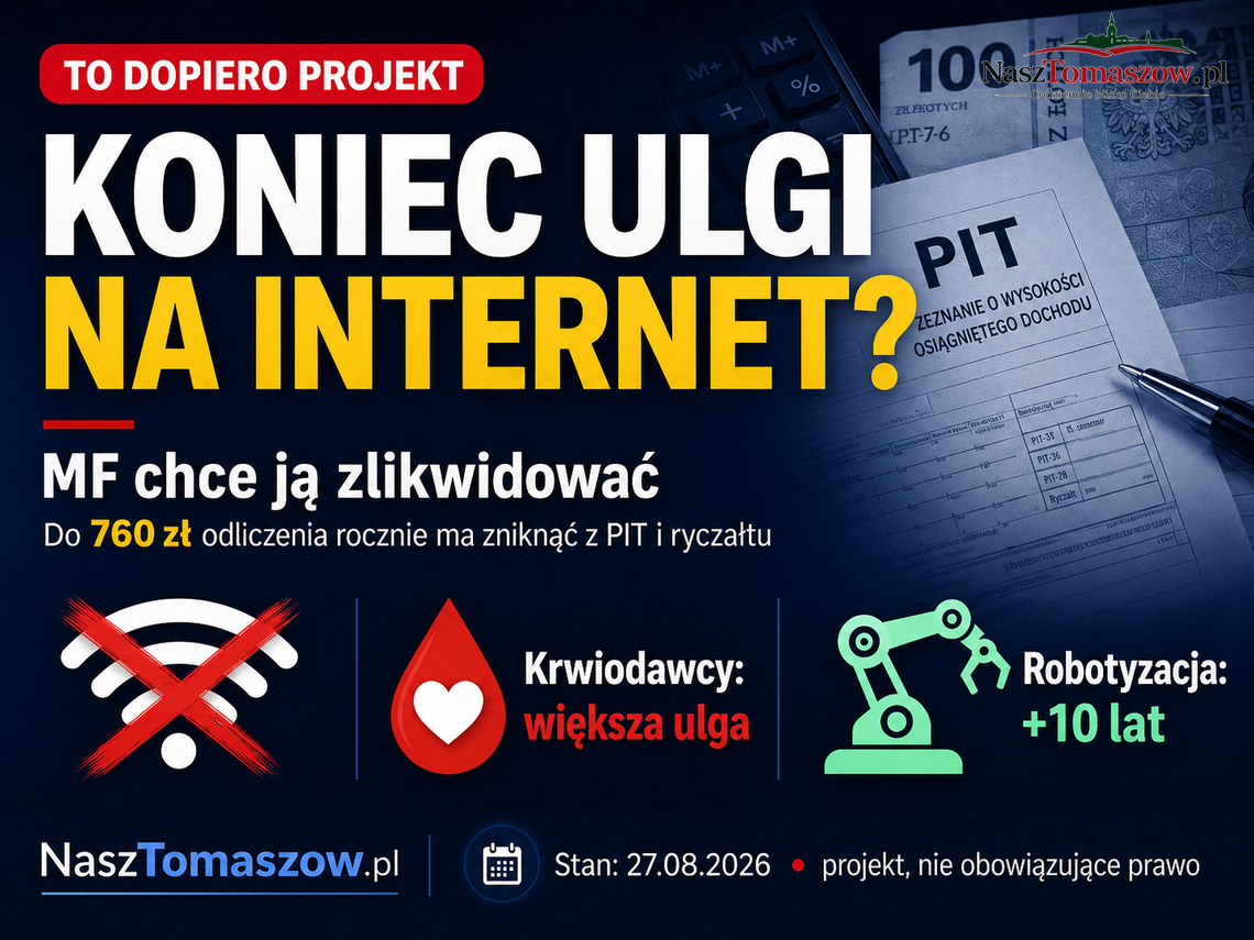 MF chce skasować ulgę na internet. Podatkowy relikt czy kolejna ulga zabrana podatnikom?