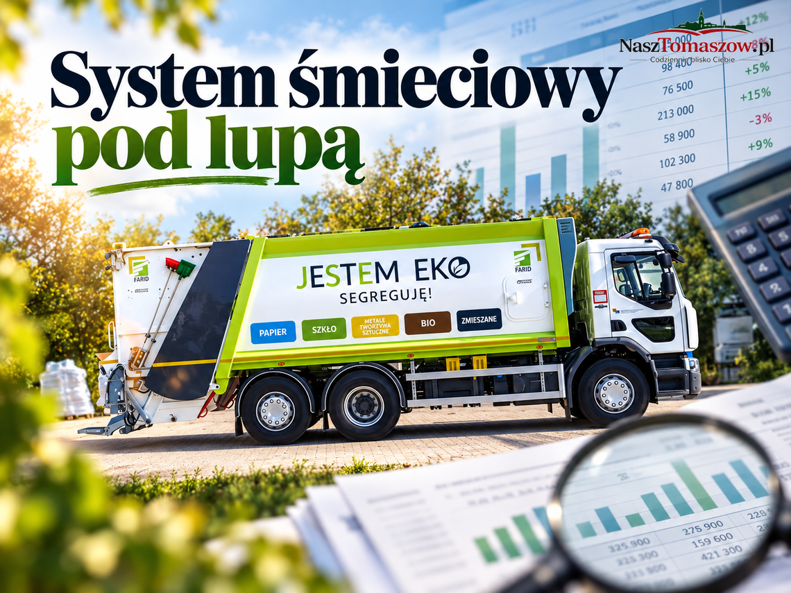 Miasto mówi, że system śmieciowy się bilansuje. W tabelach zostaje jednak 285 tys. zł różnicy. Skąd się bierze?