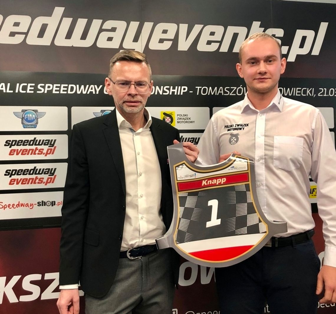 Michał Knapp reprezentantem Polski na European Individual Ice Speedway Championship