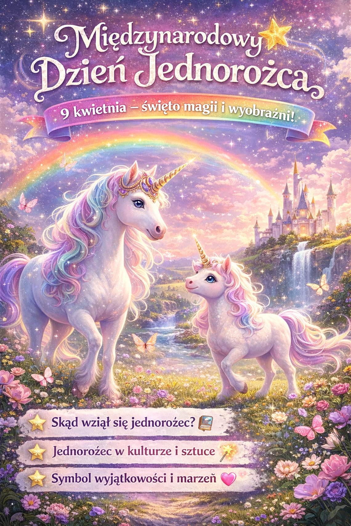 Międzynarodowy Dzień Jednorożca – magia, która wciąż inspiruje Międzynarodowy Dzień Jednorożca – magia, która wciąż inspiruje