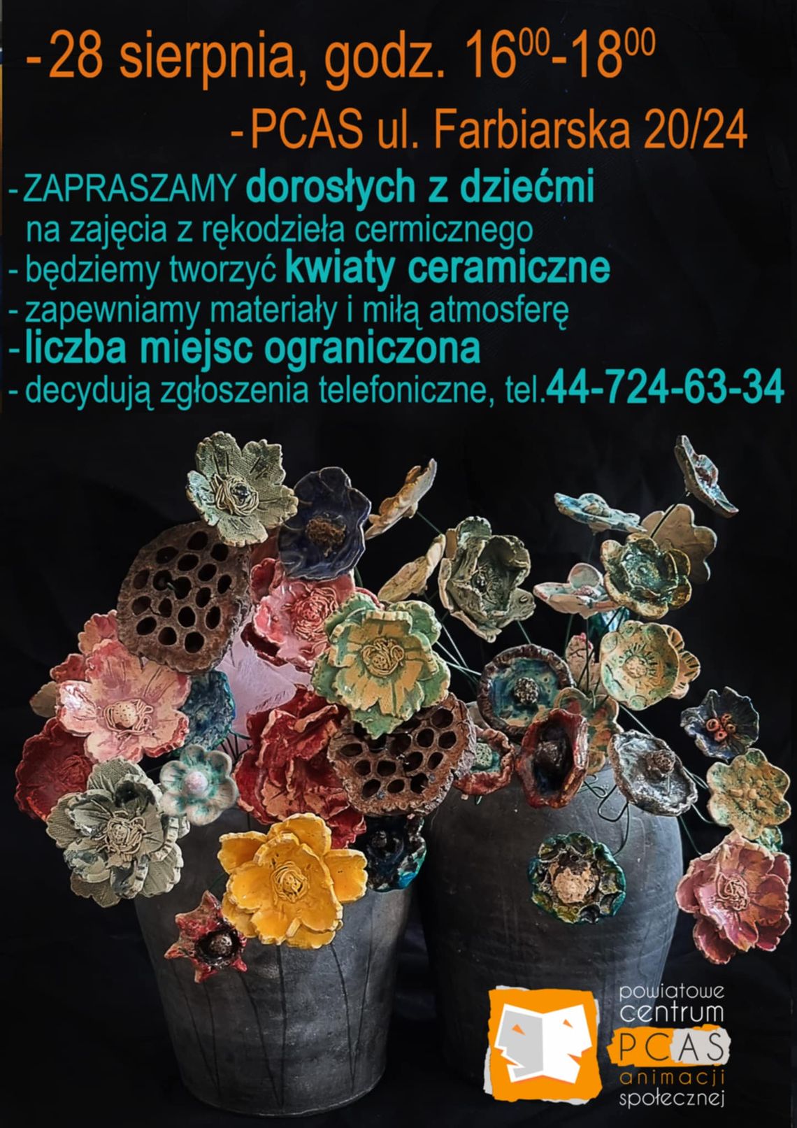 Międzypokoleniowe warsztaty ceramiczne w PCAS-ie – twórczość, relacje i dobra zabawa