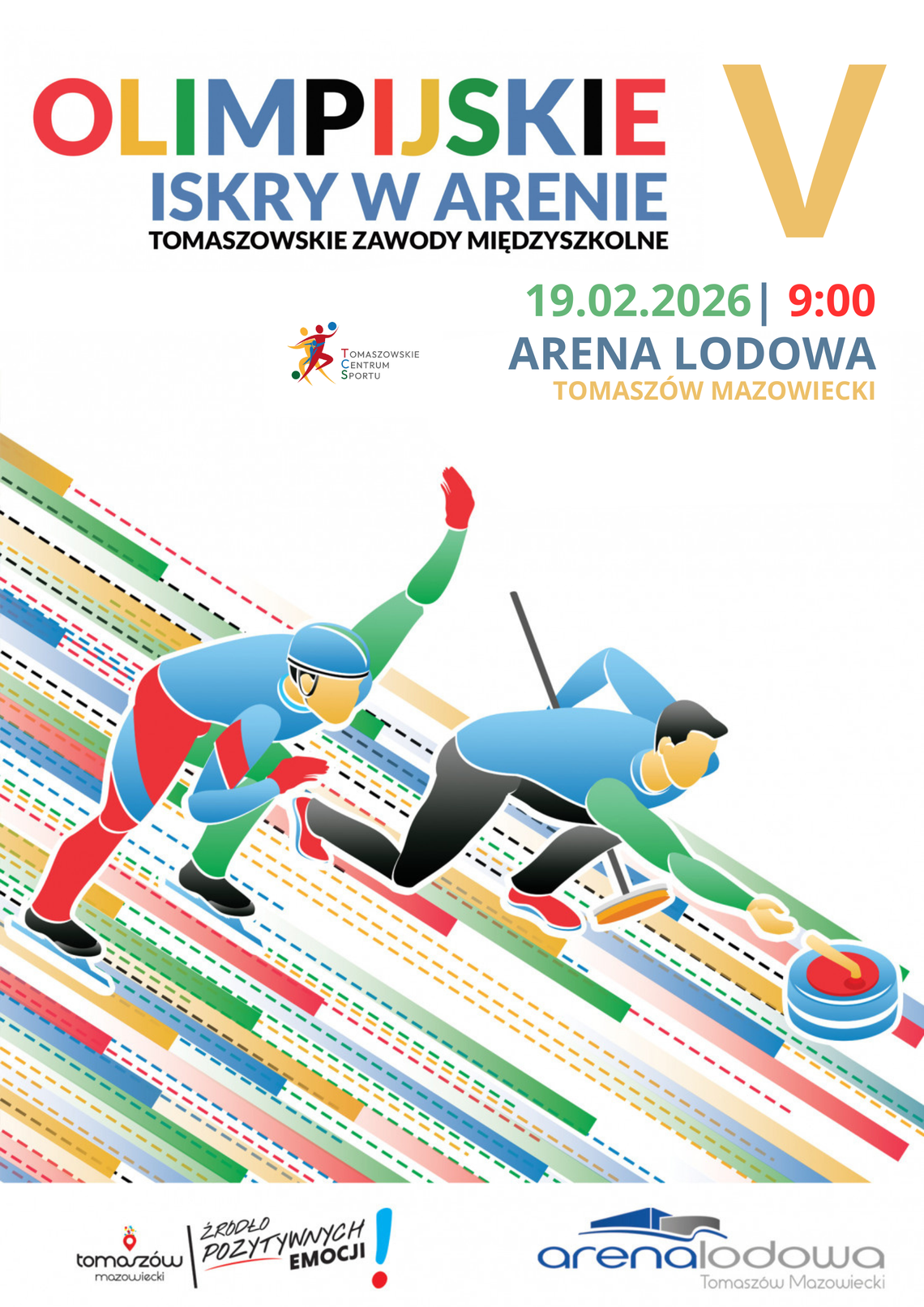 Międzyszkolna rywalizacja, olimpijska wiedza i jazda na łyżwach