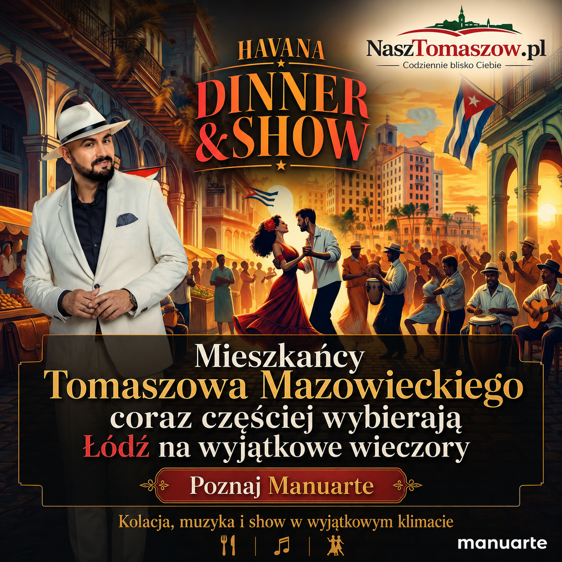 Mieszkańcy Tomaszowa Mazowieckiego coraz częściej wybierają Łódź na wyjątkowe wieczory. Poznaj Manuarte Mieszkańcy Tomaszowa Mazowieckiego coraz częściej wybierają Łódź na wyjątkowe wieczory. Poznaj Manuarte