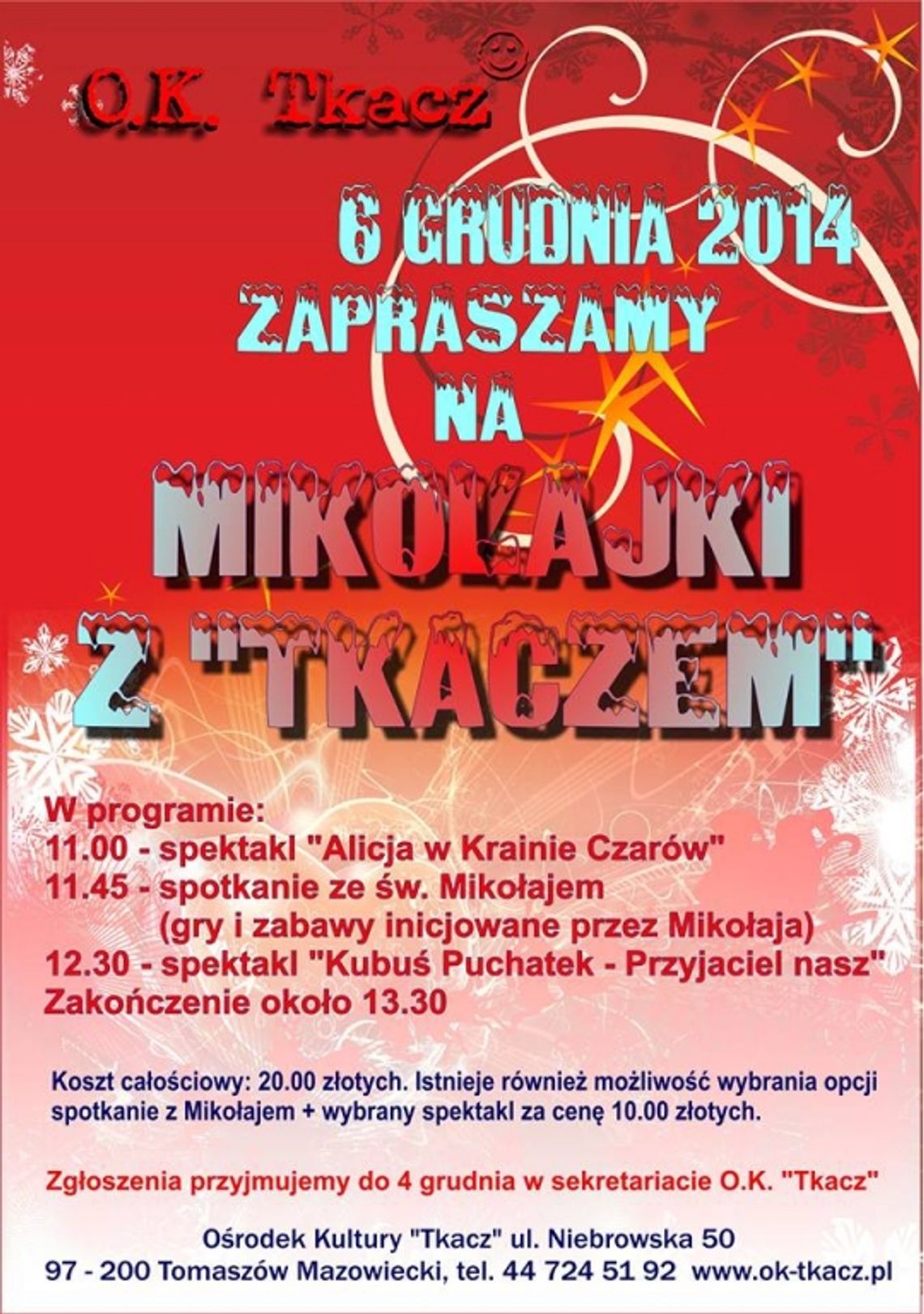 Mikolajki w Tkaczu