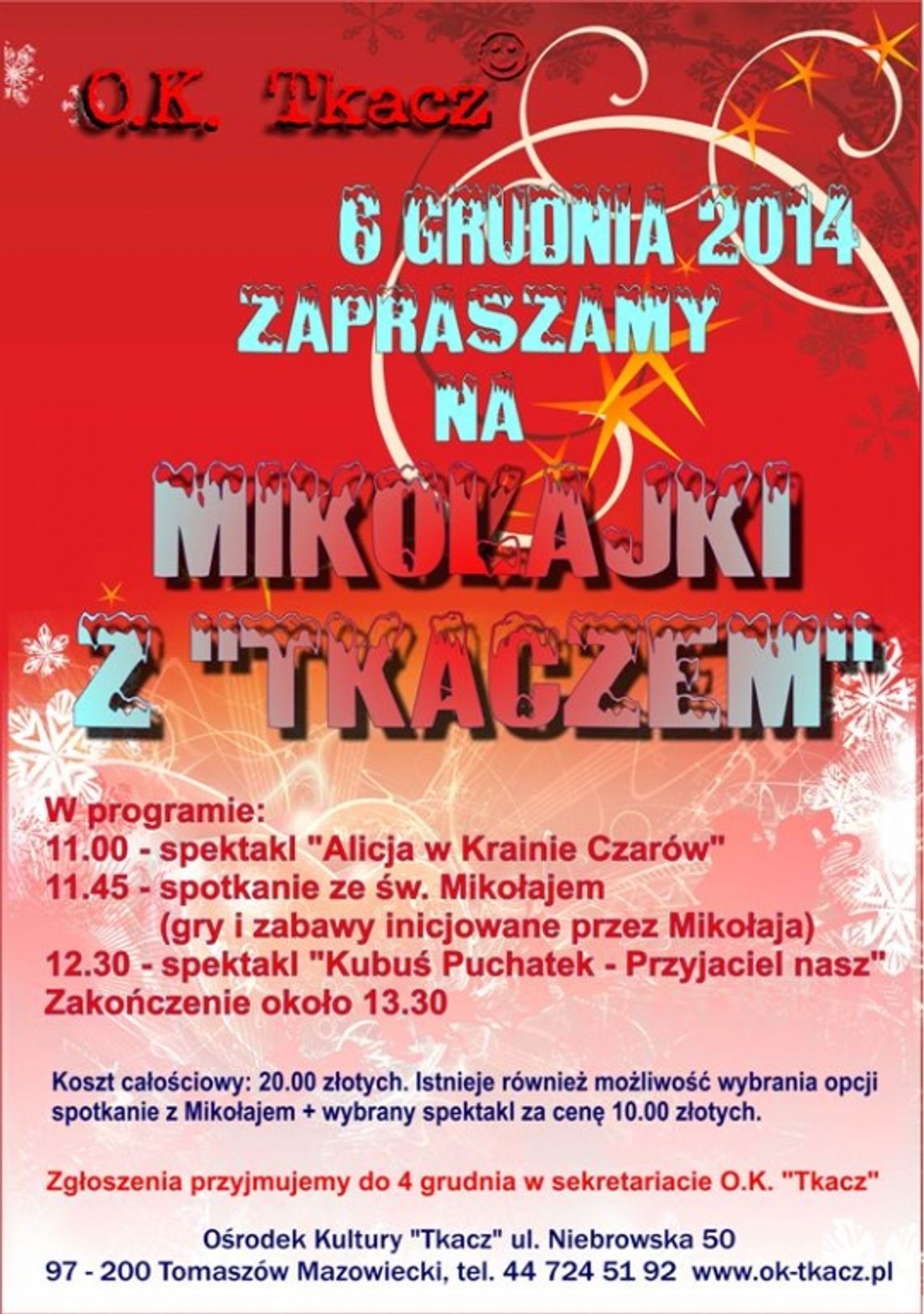 Mikołajki z &quot;TKACZEM&quot;