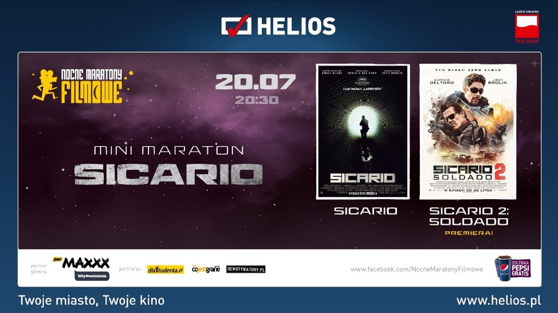 Mini Maraton z premierą filmu SICARIO 2: SOLDADO! Mini Maraton z premierą filmu SICARIO 2: SOLDADO!