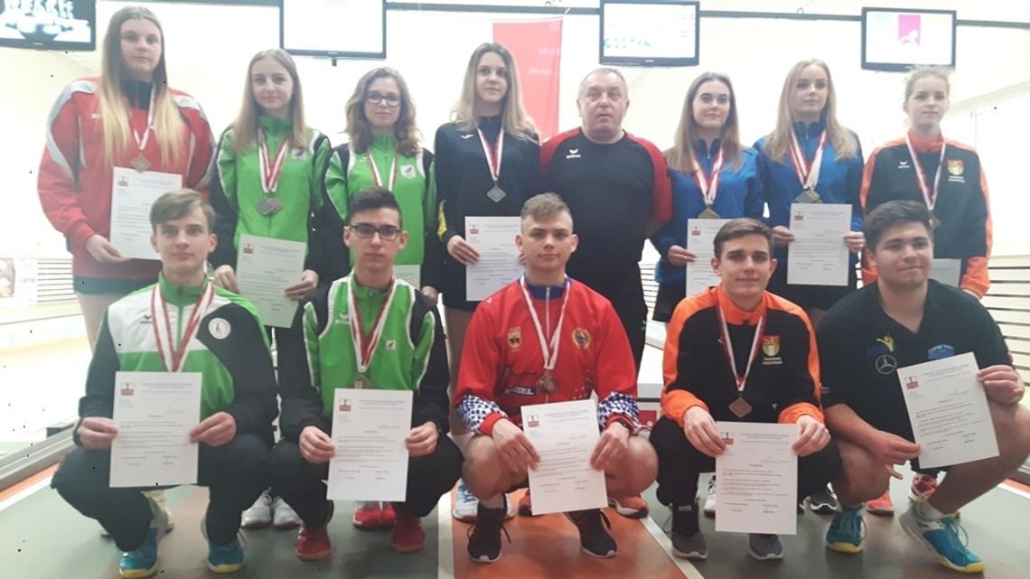 Mistrzostwa Polski Juniorów Młodszych w kręglarstwie klasycznym z medalami dla Pilicy.
