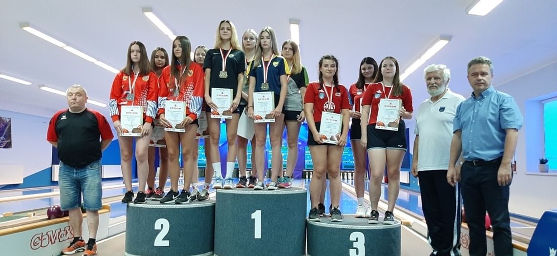 Mistrzostwa Polski Juniorów Młodszych w kręglarstwie klasycznym z medalami dla Pilicy.