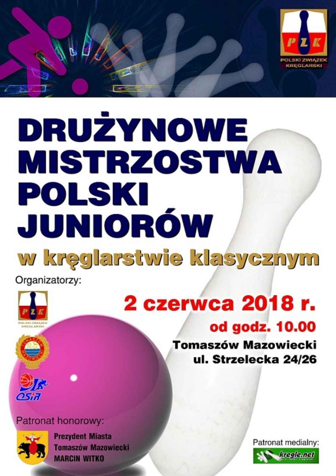 Mistrzostwa Polski Juniorów w kręglarstwie klasycznym już w tę sobotę