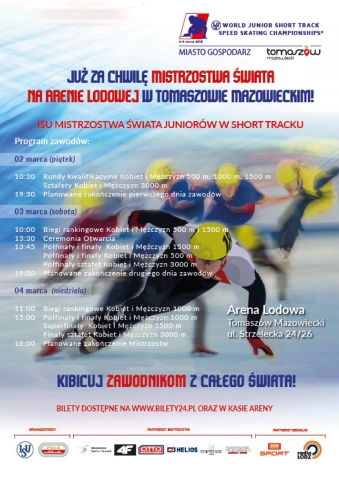 Mistrzostwa Świata w Short Track - gdzie kupić bilet?