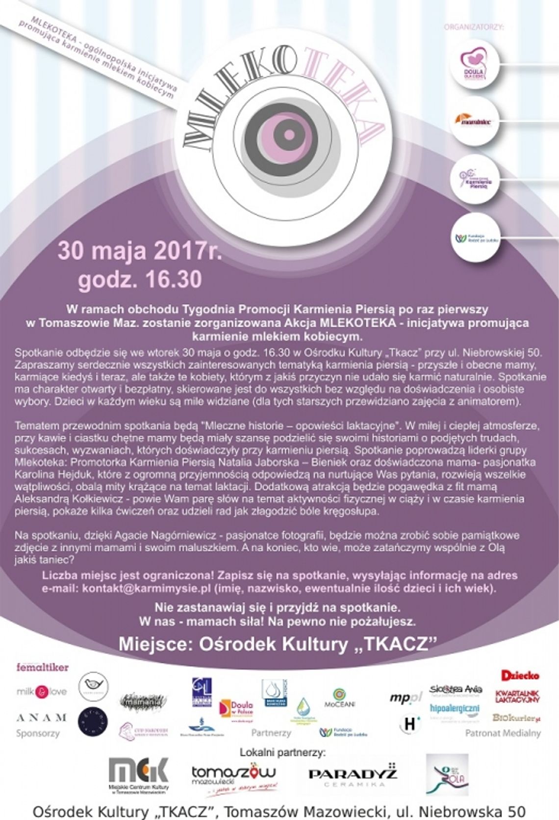 Mlekoteka w filii „Tkacz”