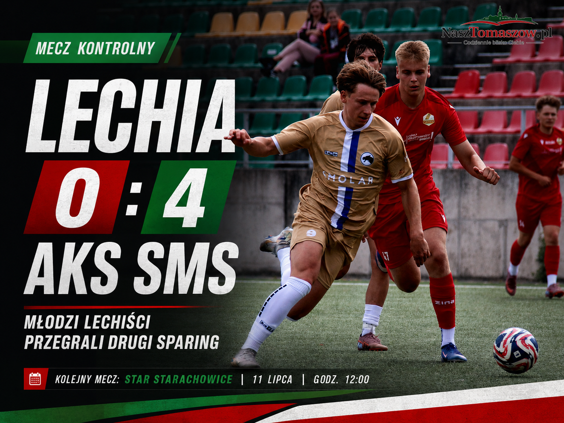 Młoda Lechia bez odpowiedzi. AKS SMS Łódź wygrał drugi sparing zielono-czerwonych Młoda Lechia bez odpowiedzi. AKS SMS Łódź wygrał drugi sparing zielono-czerwonych