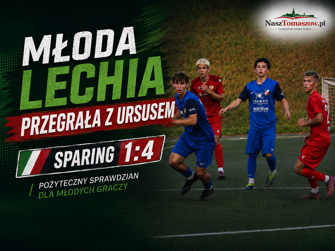 Młoda Lechia nie sprostała Ursusowi. Porażka 1:4 w meczu kontrolnym