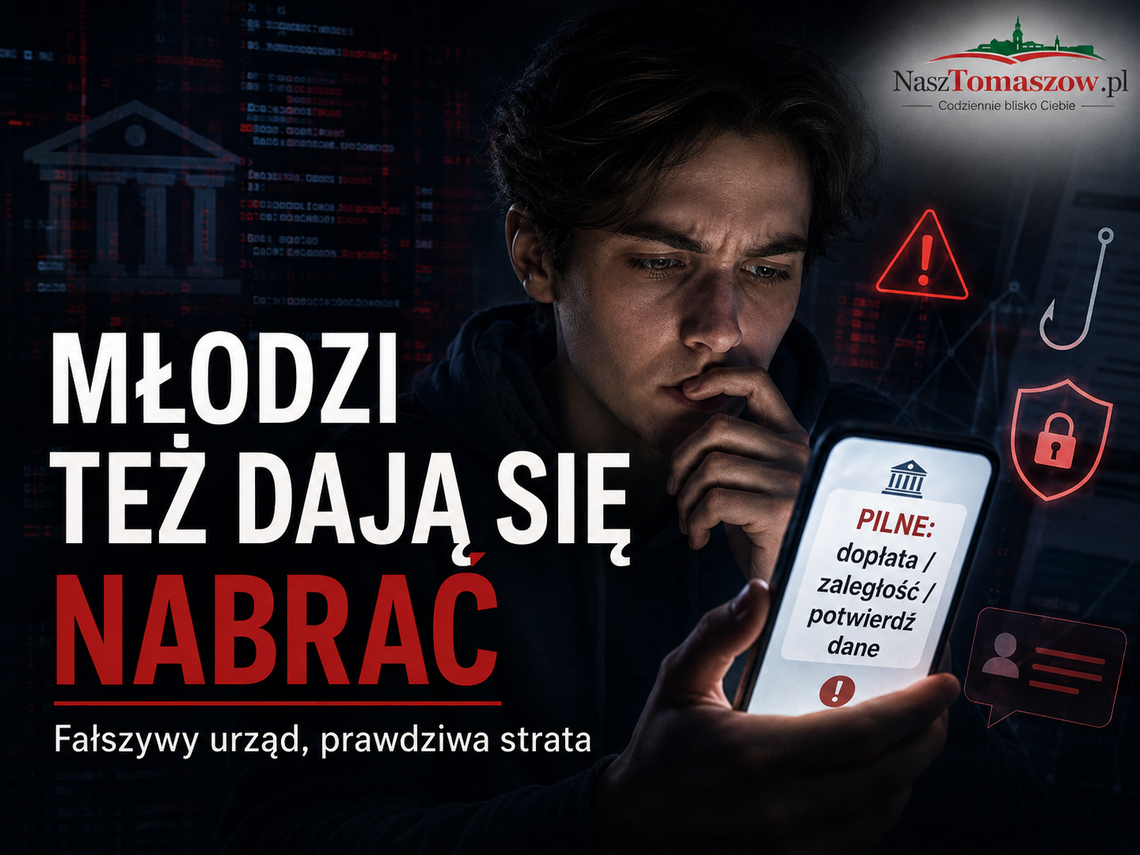 Młodzi w sieci czują się pewnie. I właśnie oni najczęściej tracą pieniądze na „fałszywy urząd”