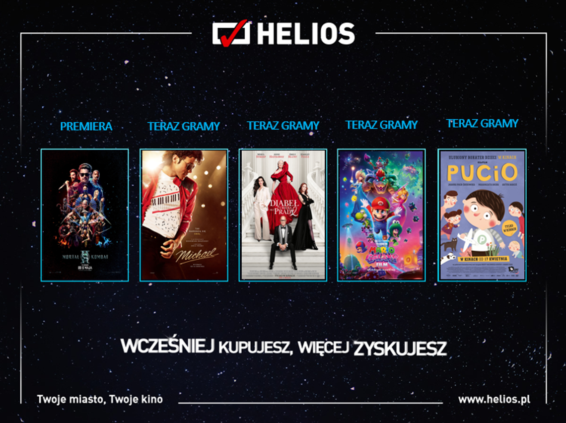Moc majowych nowości w kinach Helios
