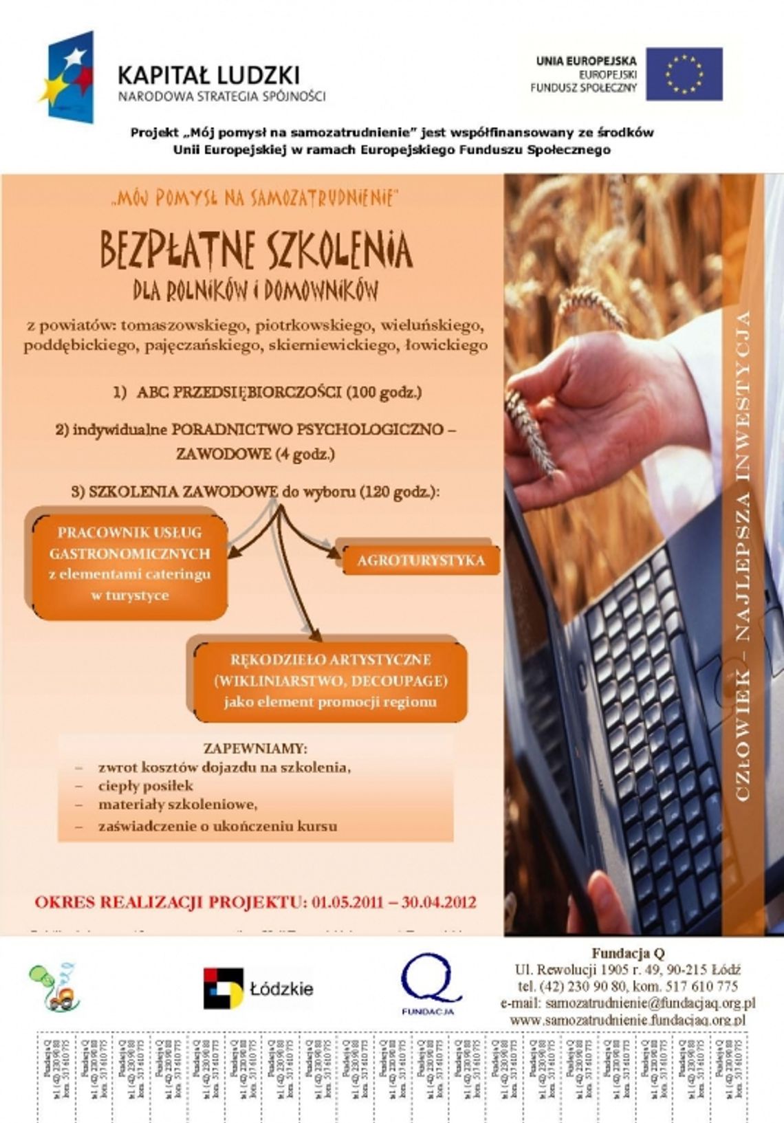 "Mój pomysł na samozatrudnienie"