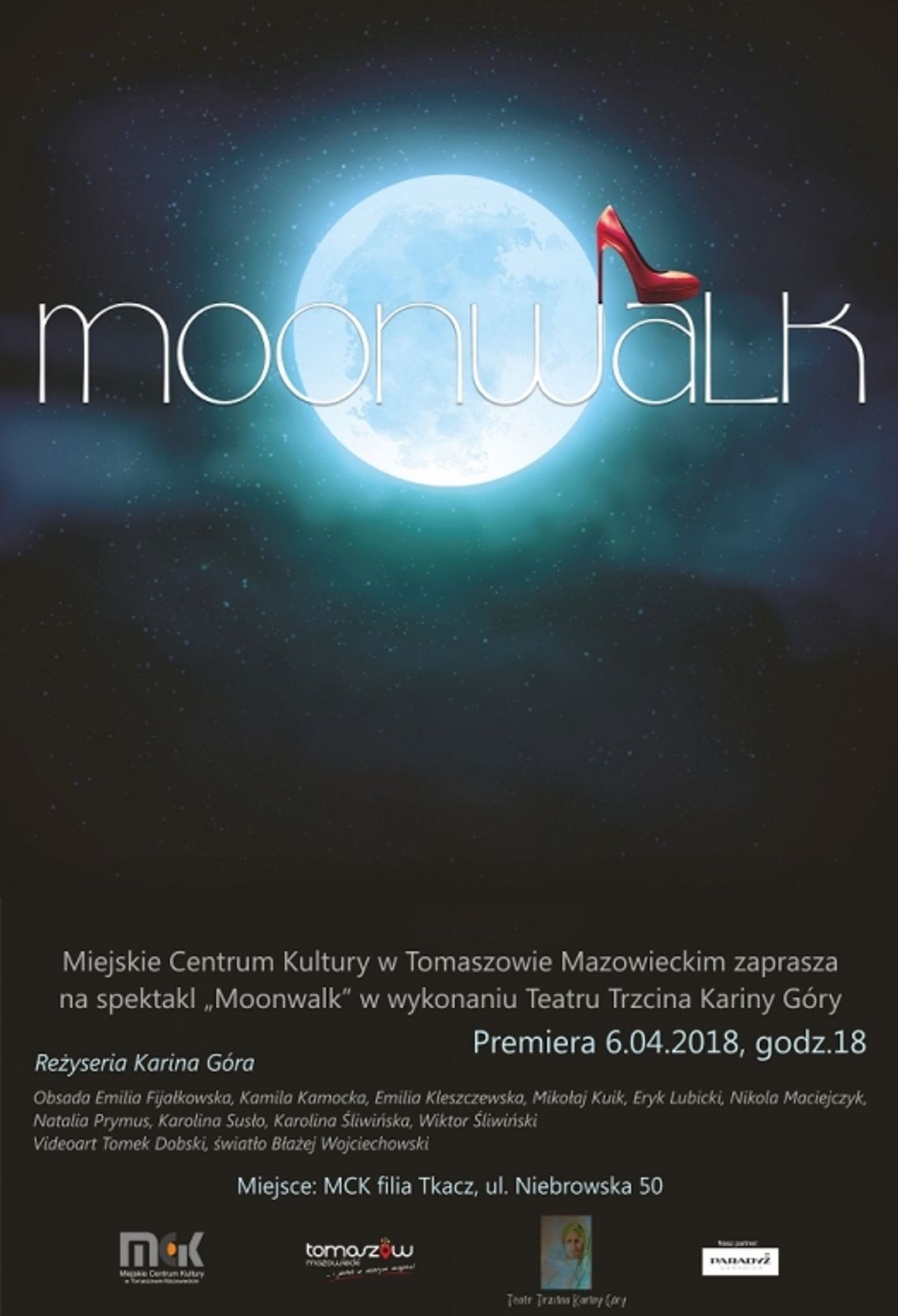 „Moonwalk” w wykonaniu Teatru Trzcina „Moonwalk” w wykonaniu Teatru Trzcina