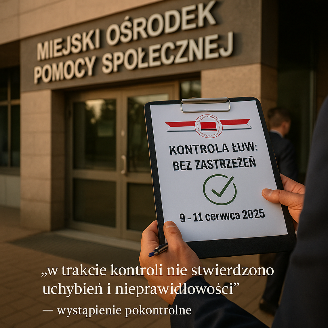 MOPS w Tomaszowie Mazowieckim z wynikiem „pozytywnym”. Kontrola nie wykazała uchybień