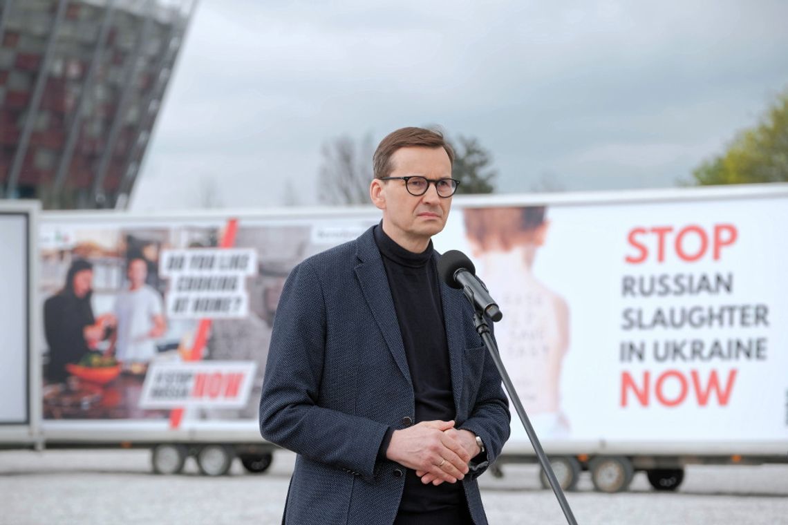 Morawiecki: rozpoczynamy akcję pod hasłem "Stop Russia now!"