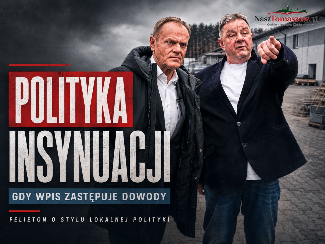 Mordaka i polityka z procy. Gdy radny zamiast dowodów wystrzeliwuje insynuacje