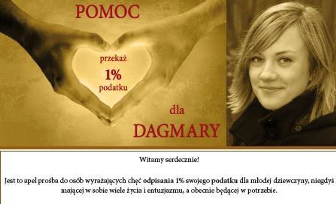 Możecie pomóc Dagmarze