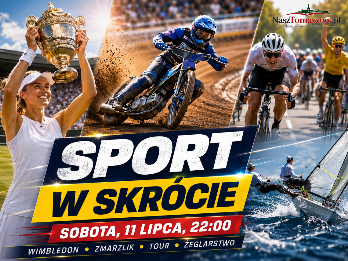 Najważniejsze sportowe wydarzenia soboty — Wimbledon, żużel, Tour de France i pożegnania wielkich mistrzów Najważniejsze sportowe wydarzenia soboty — Wimbledon, żużel, Tour de France i pożegnania wielkich mistrzów