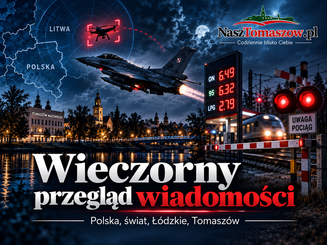 NATO zestrzeliło drona nad Litwą, Polska poderwała myśliwce. Rząd uderza w paliwowe zyski i zaostrza kary dla kierowców na przejazdach kolejowych