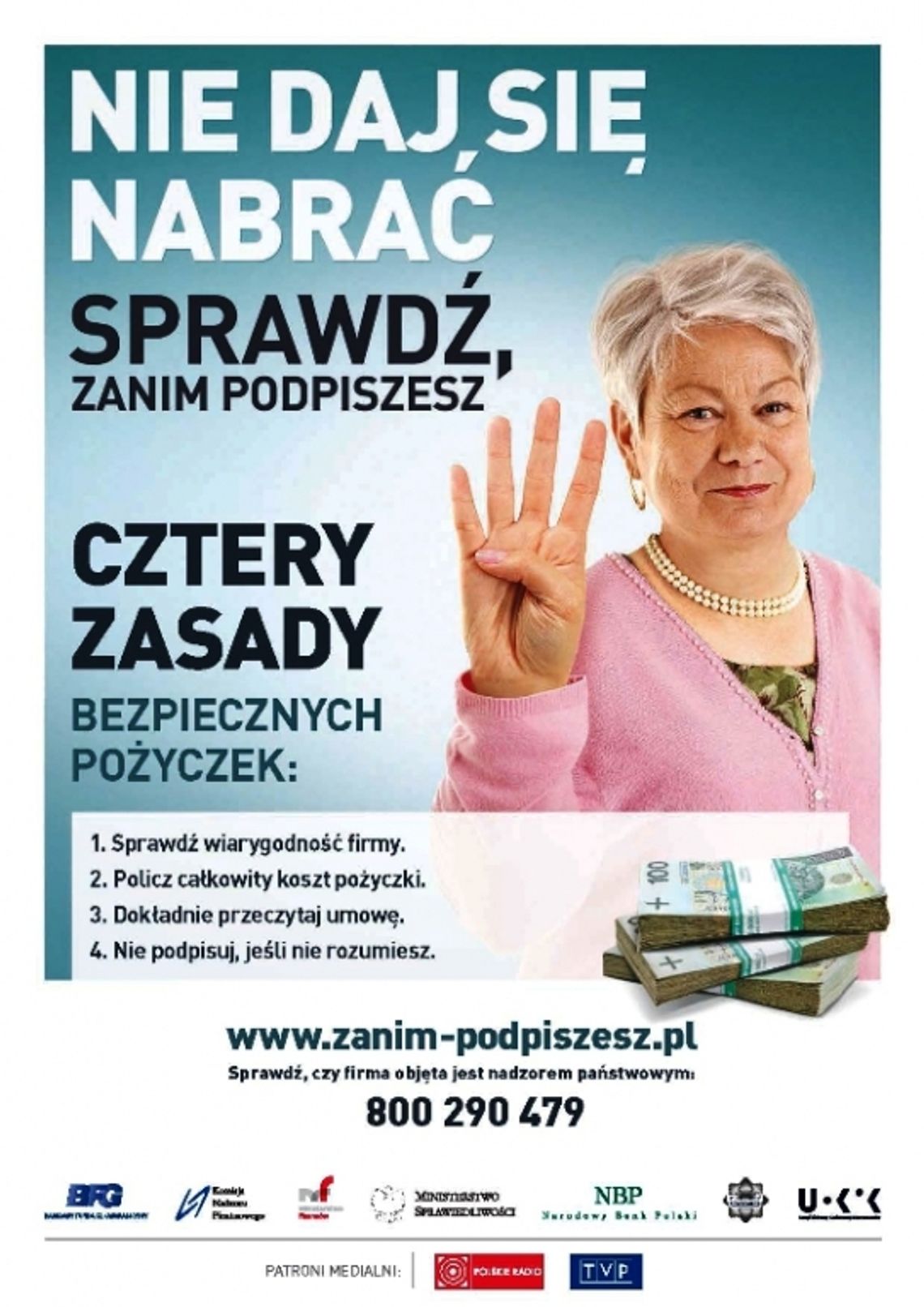 „Nie daj się nabrać. Sprawdź, zanim podpiszesz”