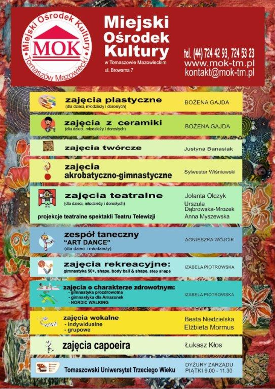 Nie stój z boku – przyjdź do MOK - u Nie stój z boku – przyjdź do MOK - u