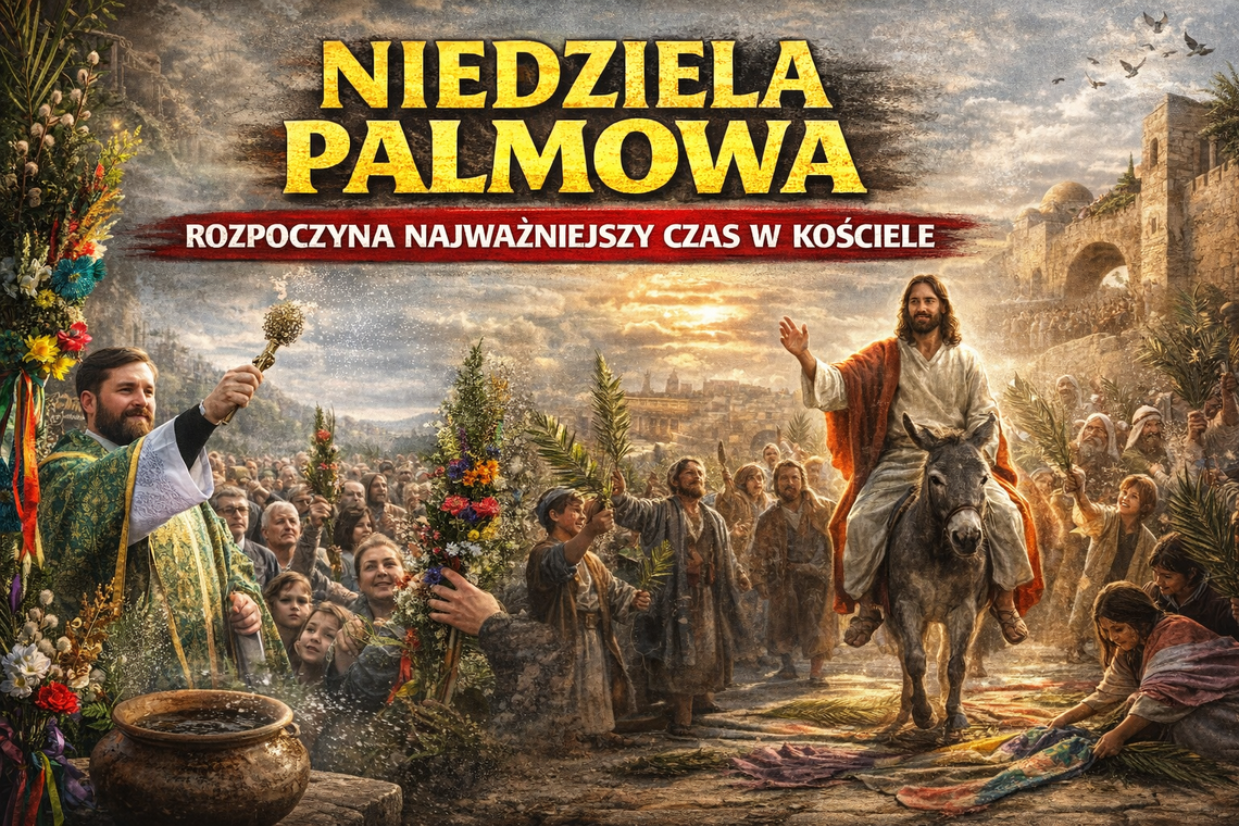 Niedziela Palmowa rozpoczyna najważniejszy czas w Kościele. Wierni wchodzą w Wielki Tydzień Niedziela Palmowa rozpoczyna najważniejszy czas w Kościele. Wierni wchodzą w Wielki Tydzień