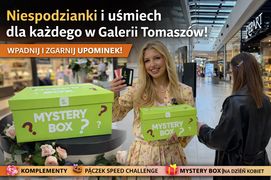Niespodzianki i uśmiech dla każdego w Galerii Tomaszów