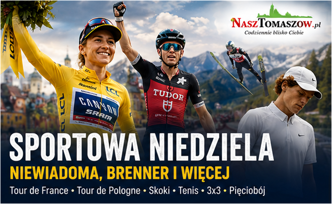 Niewiadoma znów na podium Tour de France. Brenner triumfuje w Polsce. Wielka sportowa niedziela