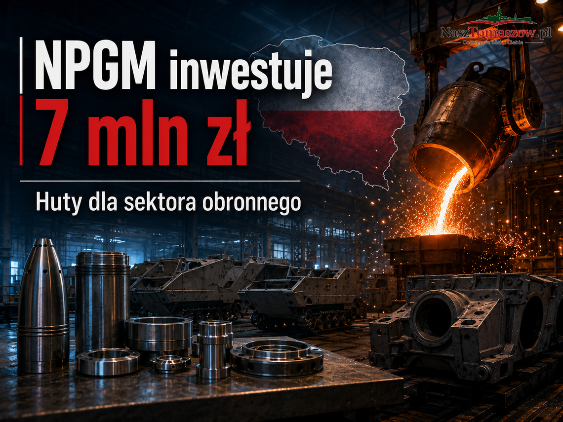 Niewiadów inwestuje 7 mln zł. NPGM wchodzi w hutnictwo i buduje polski łańcuch produkcji dla wojska Niewiadów inwestuje 7 mln zł. NPGM wchodzi w hutnictwo i buduje polski łańcuch produkcji dla wojska