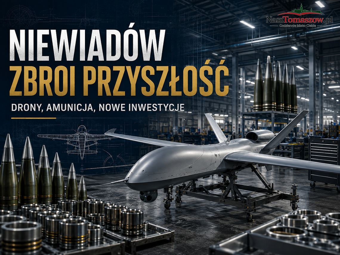 Niewiadów rośnie na zbrojeniowe centrum regionu. Amunicja, drony i głowice bojowe. Tu powstaje przemysł przyszłości