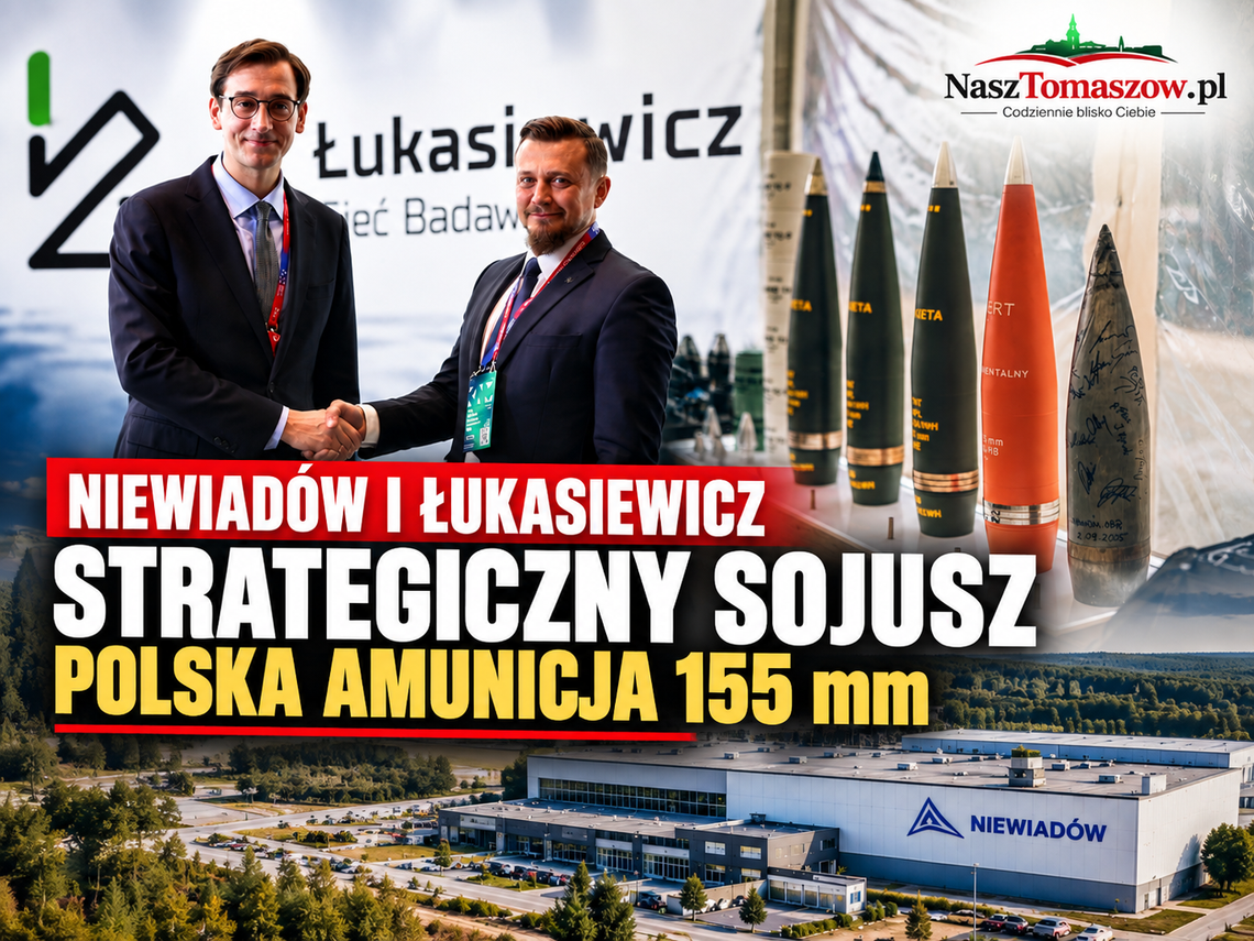 Niewiadów wchodzi w strategiczny sojusz z Łukasiewiczem. W centrum polska amunicja 155 mm Niewiadów wchodzi w strategiczny sojusz z Łukasiewiczem. W centrum polska amunicja 155 mm