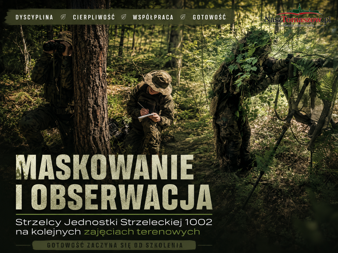 Niewidoczni, ale gotowi. Strzelcy ćwiczyli maskowanie i obserwację