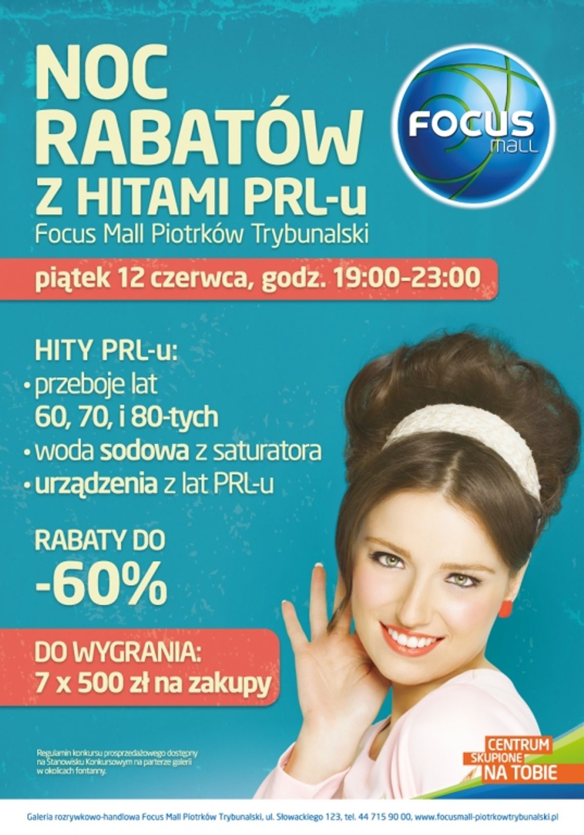 Noc Rabatów z hitami PRL-u w Focus Mall Piotrków Trybunalski