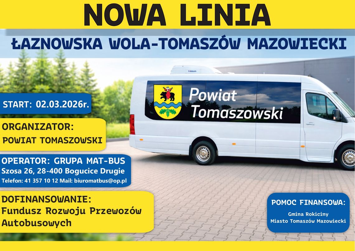 Nowa linia autobusowa – krok przeciw wykluczeniu komunikacyjnemu Nowa linia autobusowa – krok przeciw wykluczeniu komunikacyjnemu