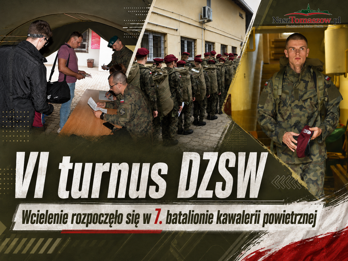 Nowi ochotnicy w szeregach 7. batalionu. Rozpoczął się VI turnus dobrowolnej służby wojskowej