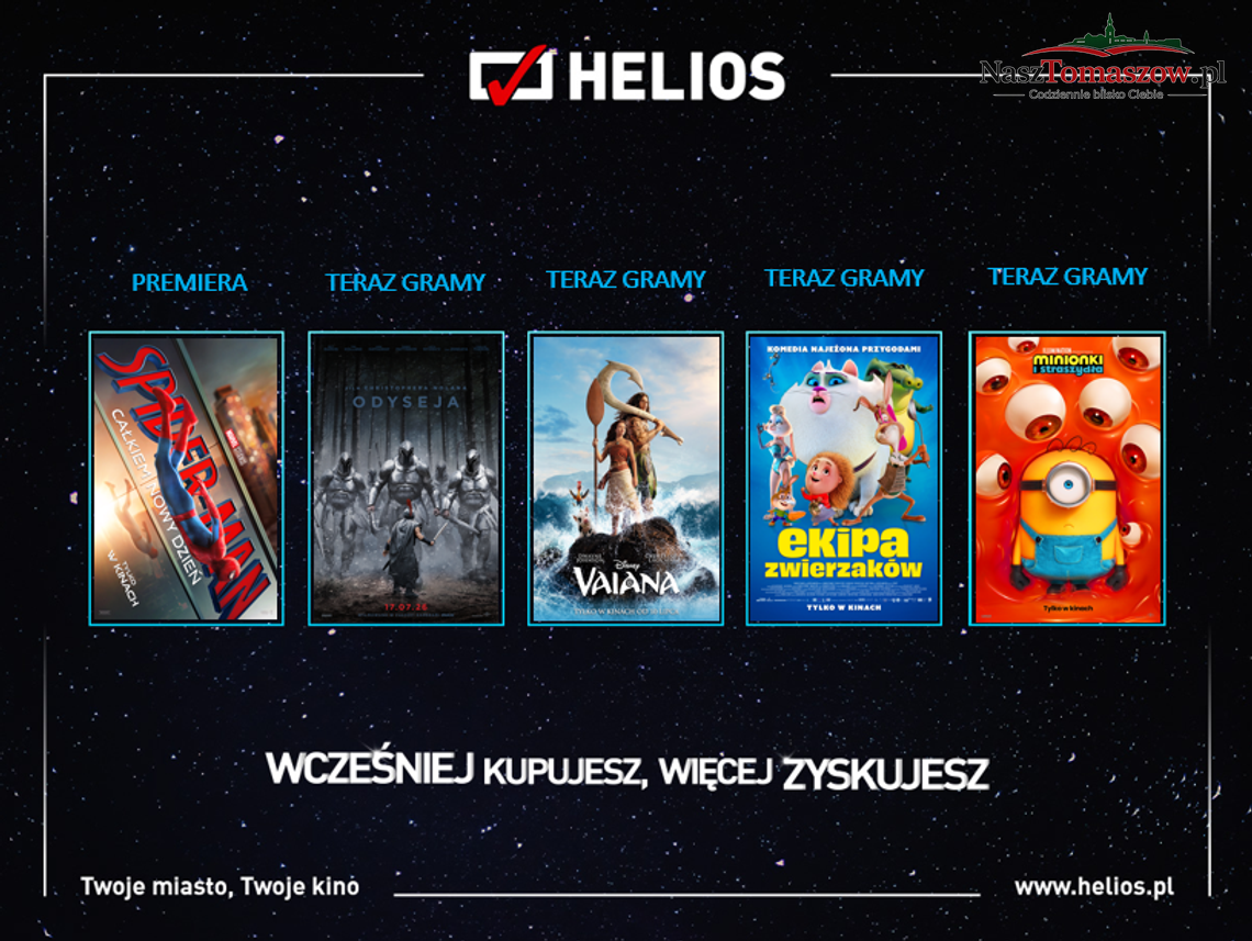 Nowy repertuar kina Helios. Sierpień rozpocznie się od wielkich filmowych premier