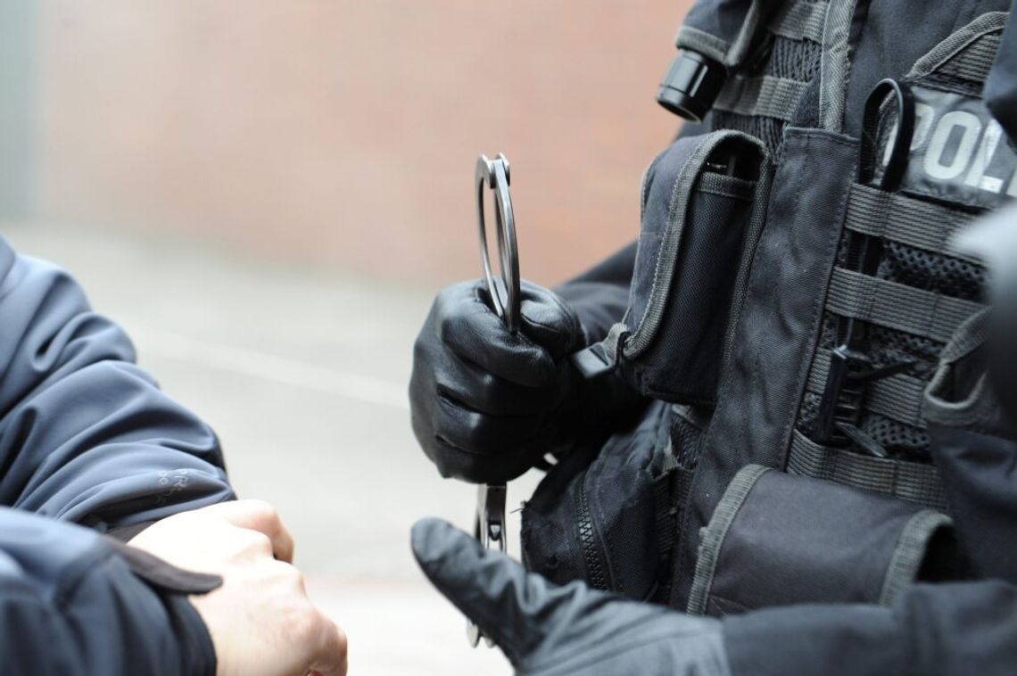 Nożownik w rękach policji