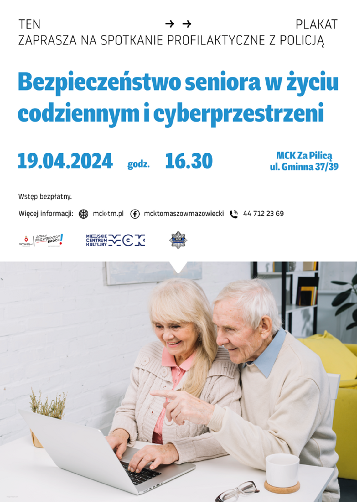 O bezpieczeństwie seniorów w MCK Za Pilicą