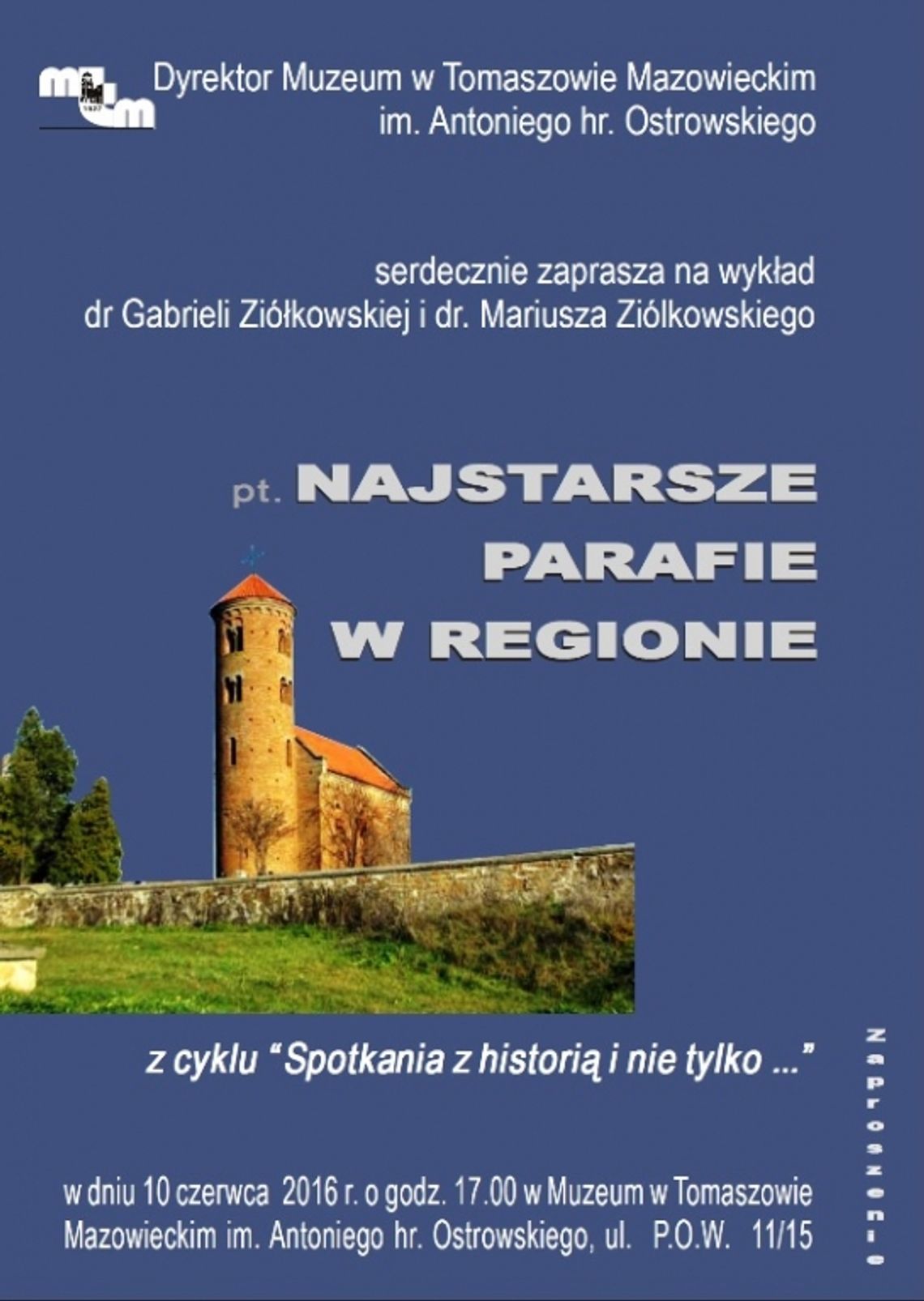 O najstarszych  parafiach w regionie