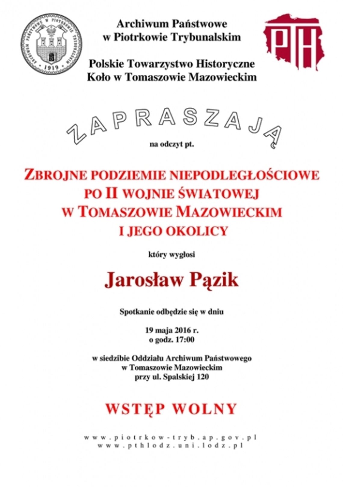 O tomaszowskich "Wyklętych" O tomaszowskich "Wyklętych"