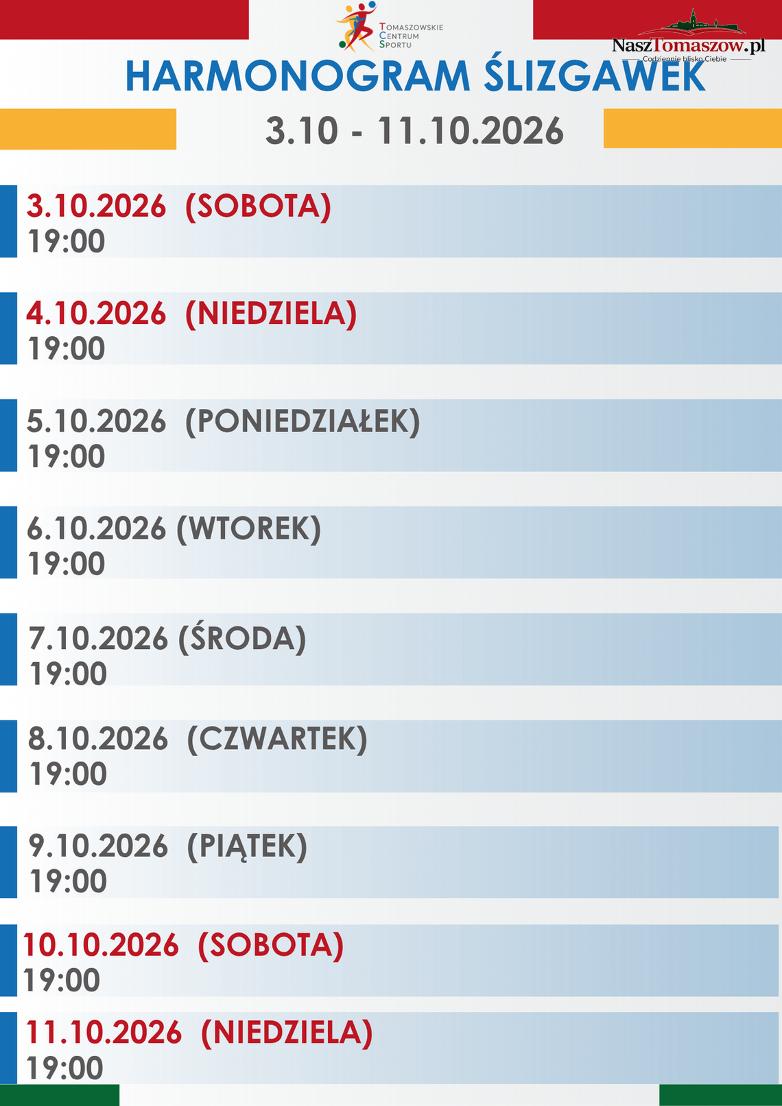 Od 3 października wracają ślizgawki w Tomaszowie. Arena Lodowa otwiera sezon Od 3 października wracają ślizgawki w Tomaszowie. Arena Lodowa otwiera sezon