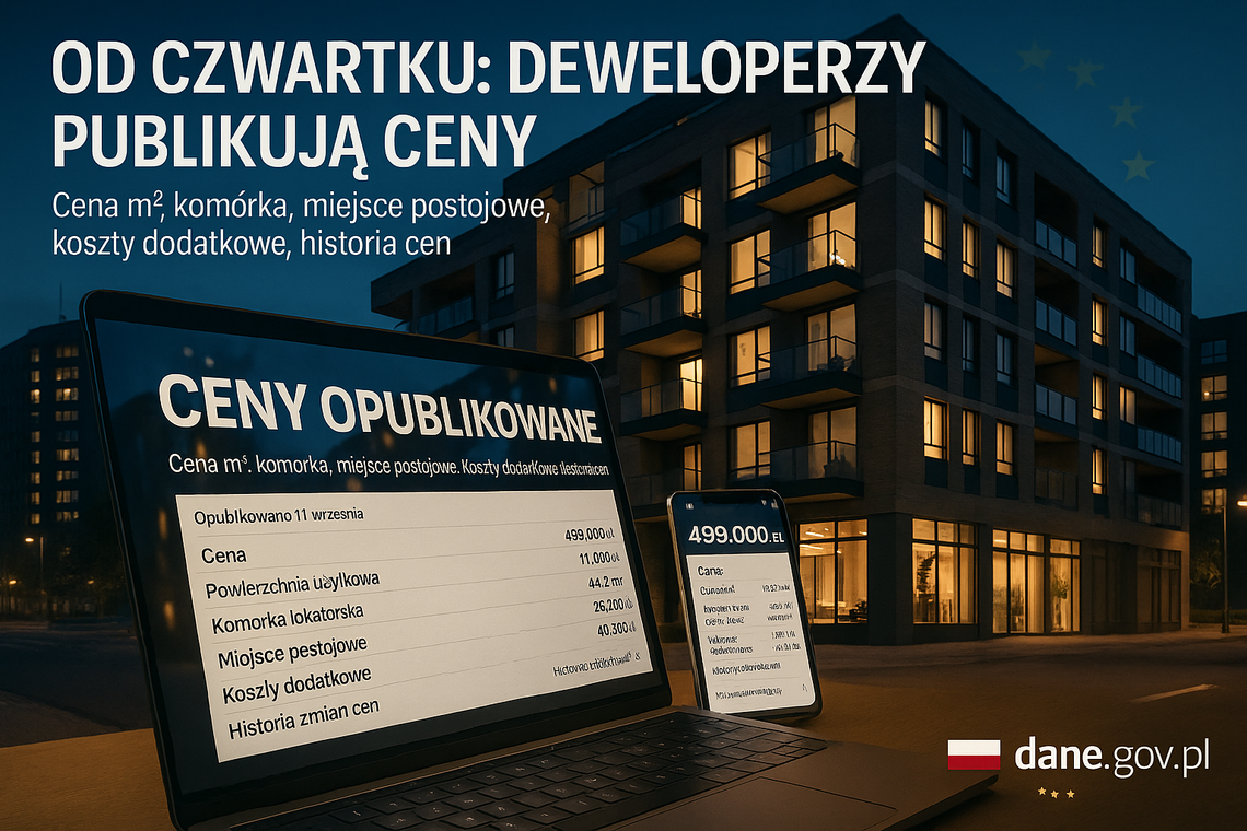 Od czwartku deweloperzy muszą publikować ceny oferowanych mieszkań Od czwartku deweloperzy muszą publikować ceny oferowanych mieszkań